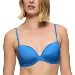 Triumph Midnight Swim Push-Up Bikini Top Blau C 36 Damen