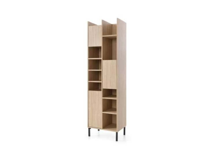 Möbel-Direkt Standregal Sinus, Eiche, 55 x 195 x 40 cm, Modern 47 kg, Selbstmontage erforderlich