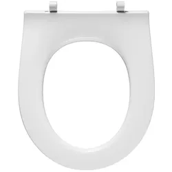 Pressalit Objecta Pro WC-Sitz 989011-DF7999 weiß polygiene, ohne Deckel, Standard, Festscharnier DF7, Edelstahl