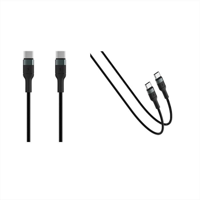 TECHLIFE Cavo Usb Type C 2.0 Tlmt0038-nero