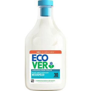 Ecover Weichspüler Rose & Bergamotte, vegan, pflanzliche Inhaltsstoffe, 750 ml, 30 Waschladungen