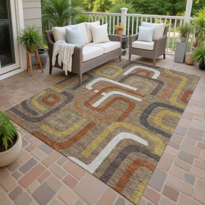 Addison Rugs Machine Washable Indoor/ Outdoor Modern Penner Chantille Rug