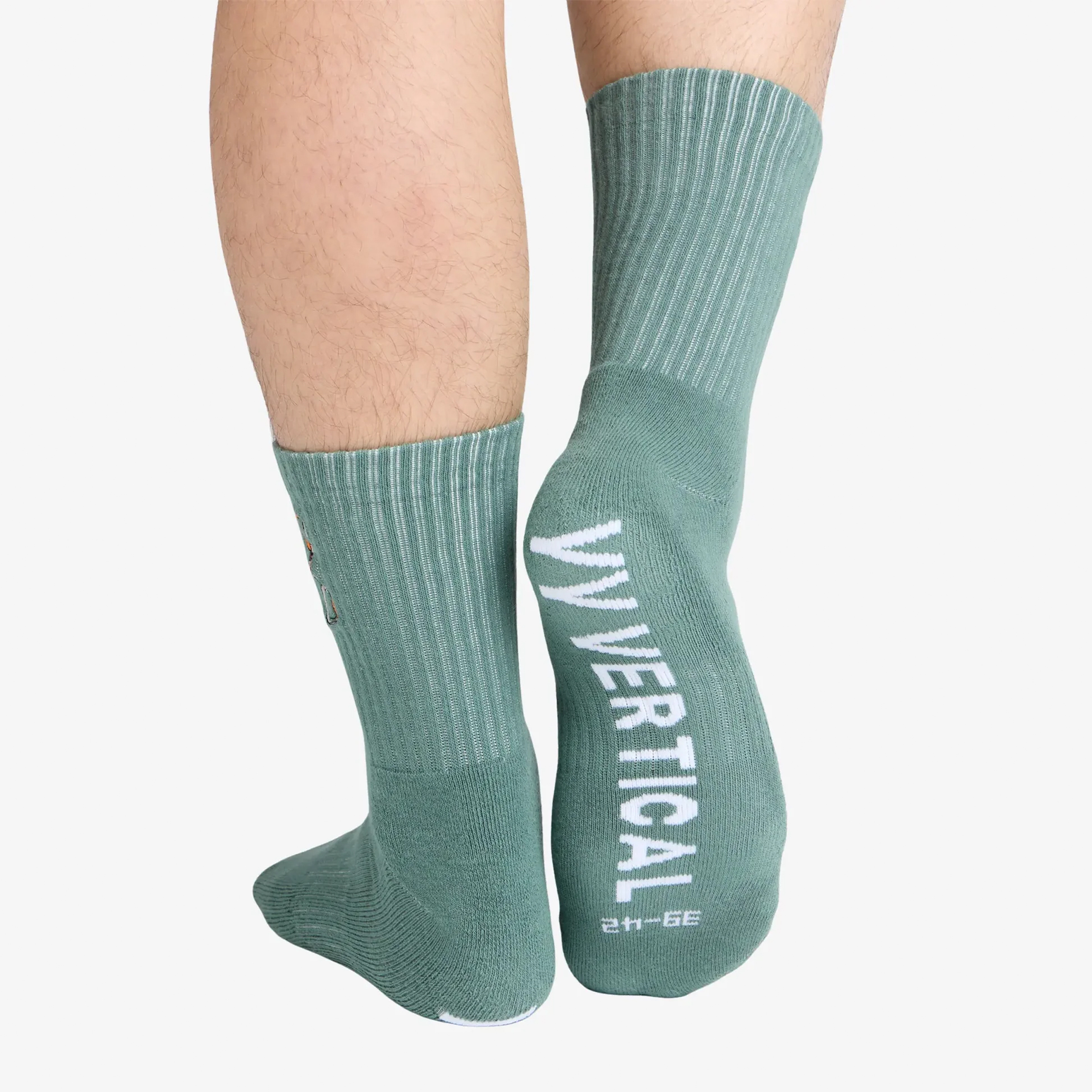 YY Vertical Quickdraw Socke Freizeitsocken gruen Größe 43 Lifestyle Elastisch