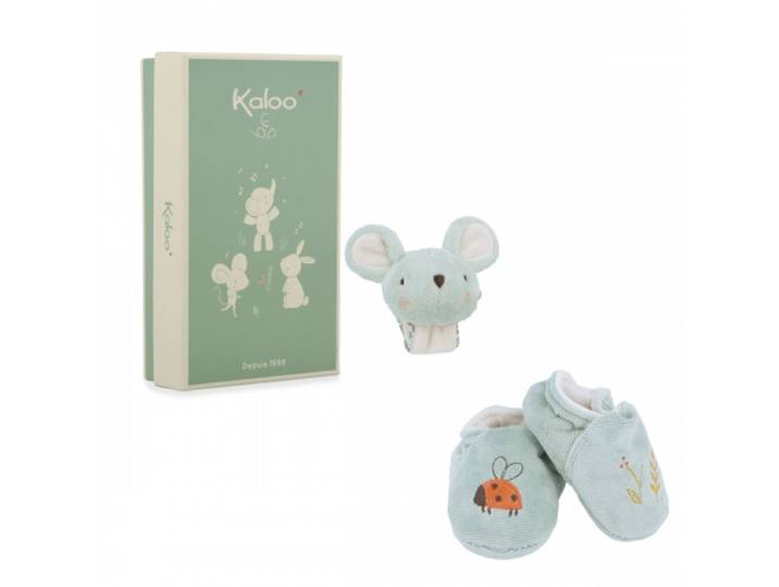 Kaloo - Babygeschenkset muis - Blauw