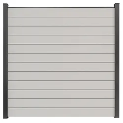 GroJa BasicLine PVC Stecksystem Bausatz 180 x 180 cm inkl. Verstärkung schmal weiss