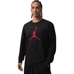 NIKE Jordan Jumpman HBR Langarmshirt Herren 010 - black/gym red S