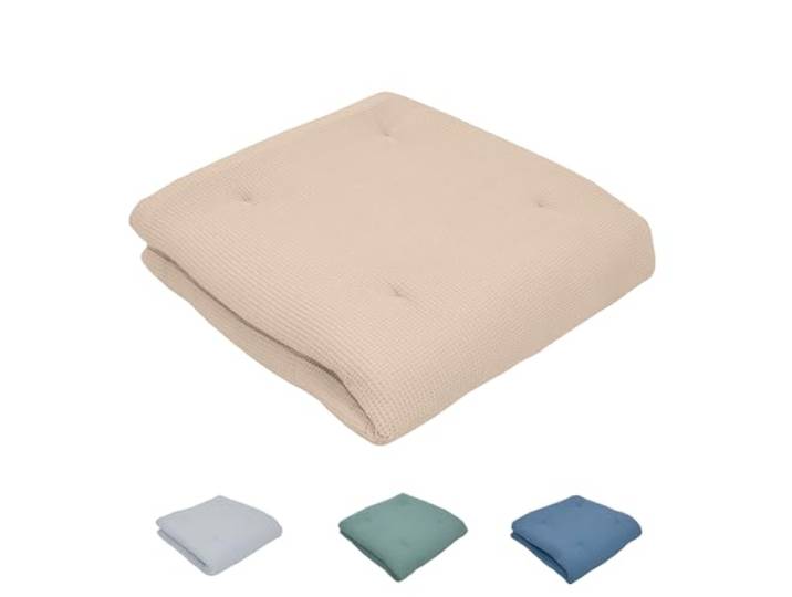 ULLENBOOM Krabbeldecke für Baby 140x140 cm - Dick und weich gepolstert Außenmaterial: 100% Baumwolle, Alle Materialien OEKO-TEX zertifiziert, Made in EU, Schadstoffgeprüft und waschbar