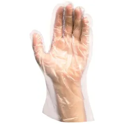 Handschuh (LDPE) Einweg transparent `L`