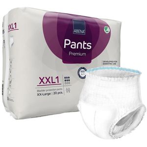 Abena Inkontinenz-Pants Premium XXL1, Unisex, Größe XXL (150-203cm), EInweg, 6 Tropfen, 20 Stück