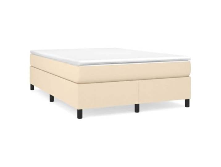PUGYNBK Boxspringbett, Taschenfederkernmatratze, 140 x 190 cm Atmungsaktiv, mittlere Härte, Holzlatten, Hautschutz, manuelle Montage