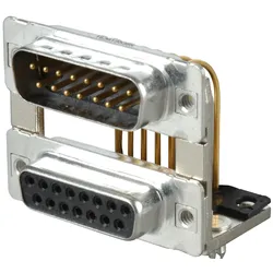 D-SUB DP 30 STBU - D-SUB, Dual Port, Stecker-Buchse, 2x15-polig