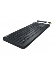 KeySonic Tas KSK-6231INEL US Industrie Touchpad W-dicht bl bulk 98 Tasten QWERTY USB 2.0 Schwarz England (28077)
