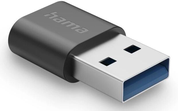 Hama 00200357 cable gender changer USB-A USB-C Black