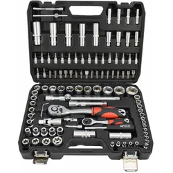 Awtools, Steckschlüssel + Stecknuss, ZESTAW KLUCZY 108el 1/2" / 1/4"
