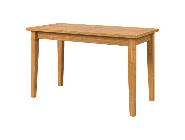 Table massive 130 x 70cm Marron/Pin