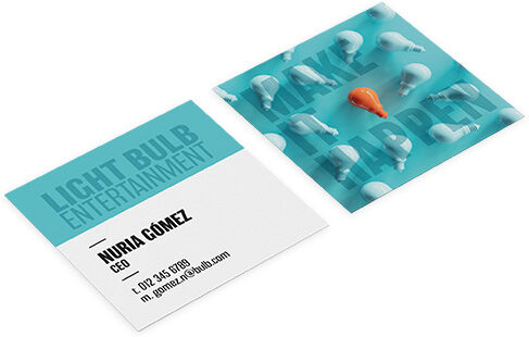 Pixartprinting Tarjetas personales cuadradas
