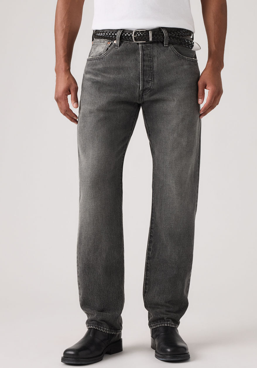 5-Pocket-Jeans LEVI'S "501 RELAXED", Herren, Gr. 34, Länge 34, grau (grandpa gave me), Denim/Jeans, Obermaterial: 100% Baumwolle, relaxed fit lang, Jeans 5-Pocket-Jeans grandpa gave me 34, Länge 34