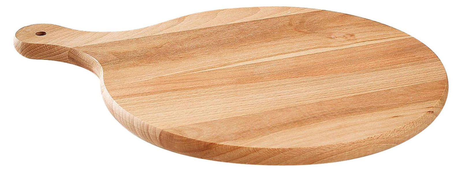 Dripio Ronde pizzabak van beukenhout met handgreep, Diameter: 30 cm