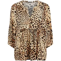 Bluse V-Öffnung Peter Hahn beige, 42