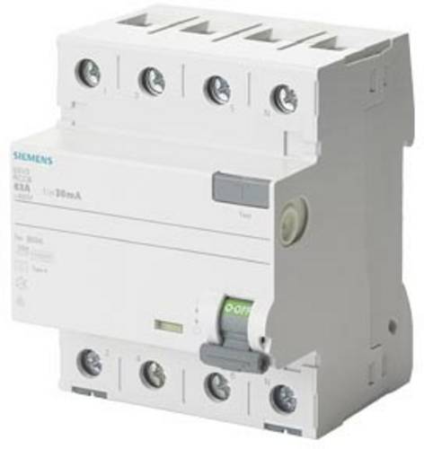 Siemens 5SV33443 5SV3344-3 FI-Schutzschalter F 40A 0.03A 400V