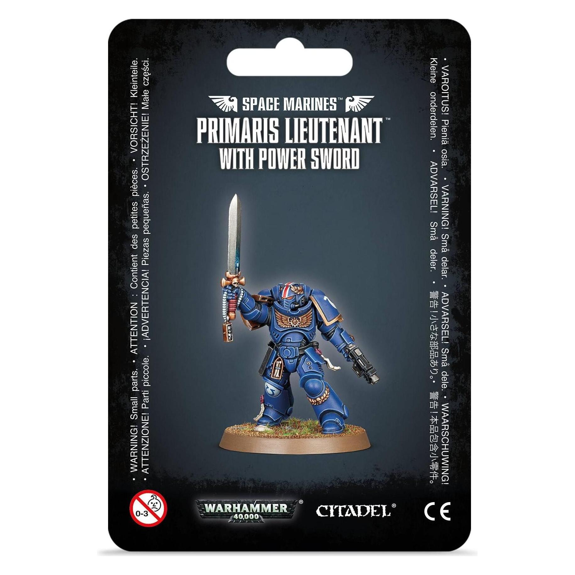Games Workshop Warhammer 40k - Space Marine Primaris Lieutenant With Power Sword (99070101032)
