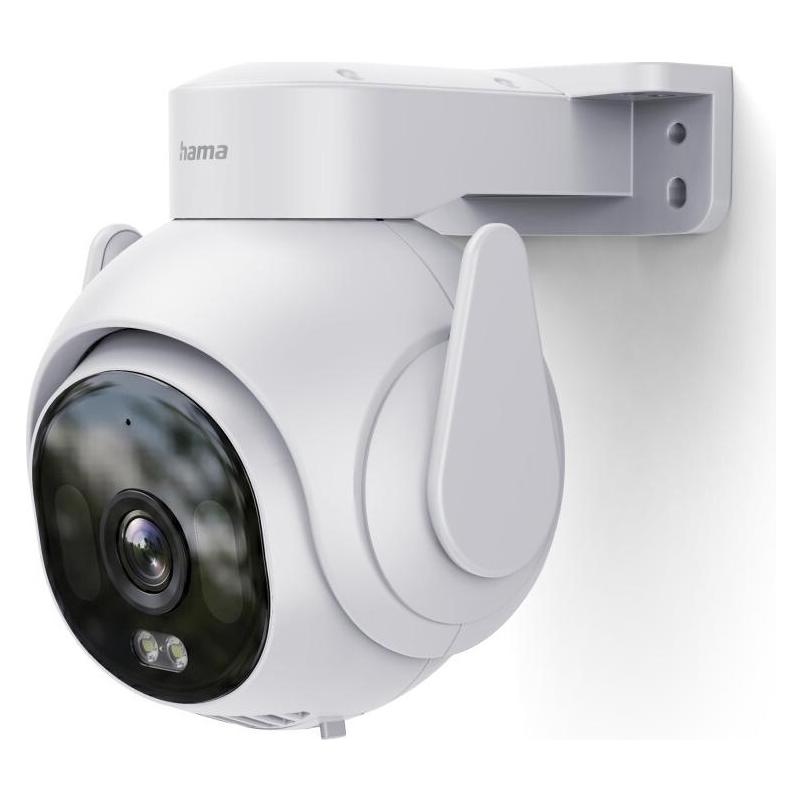 Hama Smarte Überwachungskamera, WLAN, Aufzeichnung, Nachtsicht, für aussen, Weiss (00176691) (00176691)