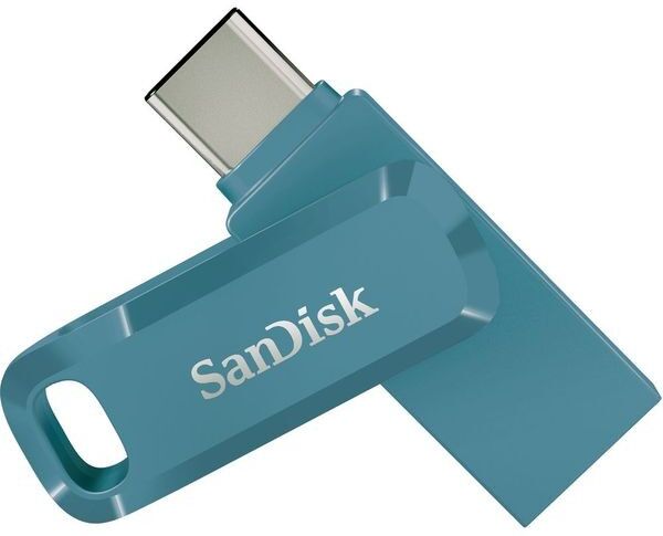 Sandisk Ultra USB Type-C & USB 3.2 Dual Memory Stick - 64 GB, Navagio Bay