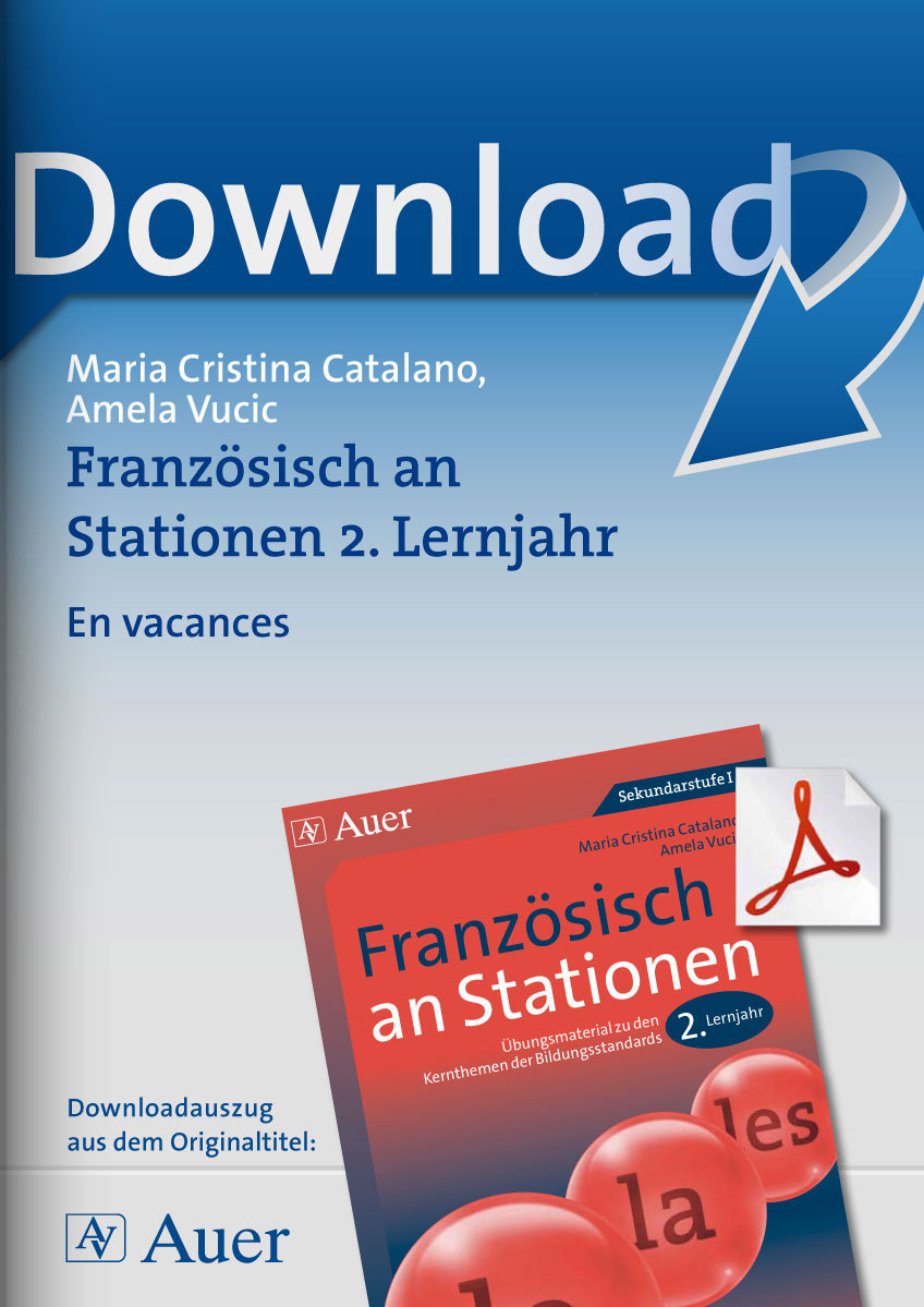 Auer Verlag Französisch an Stationen 2. Lernjahr: En vacances