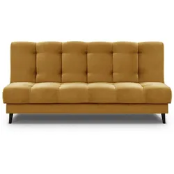 3-SITZER Schlafsofa Nancy gelb