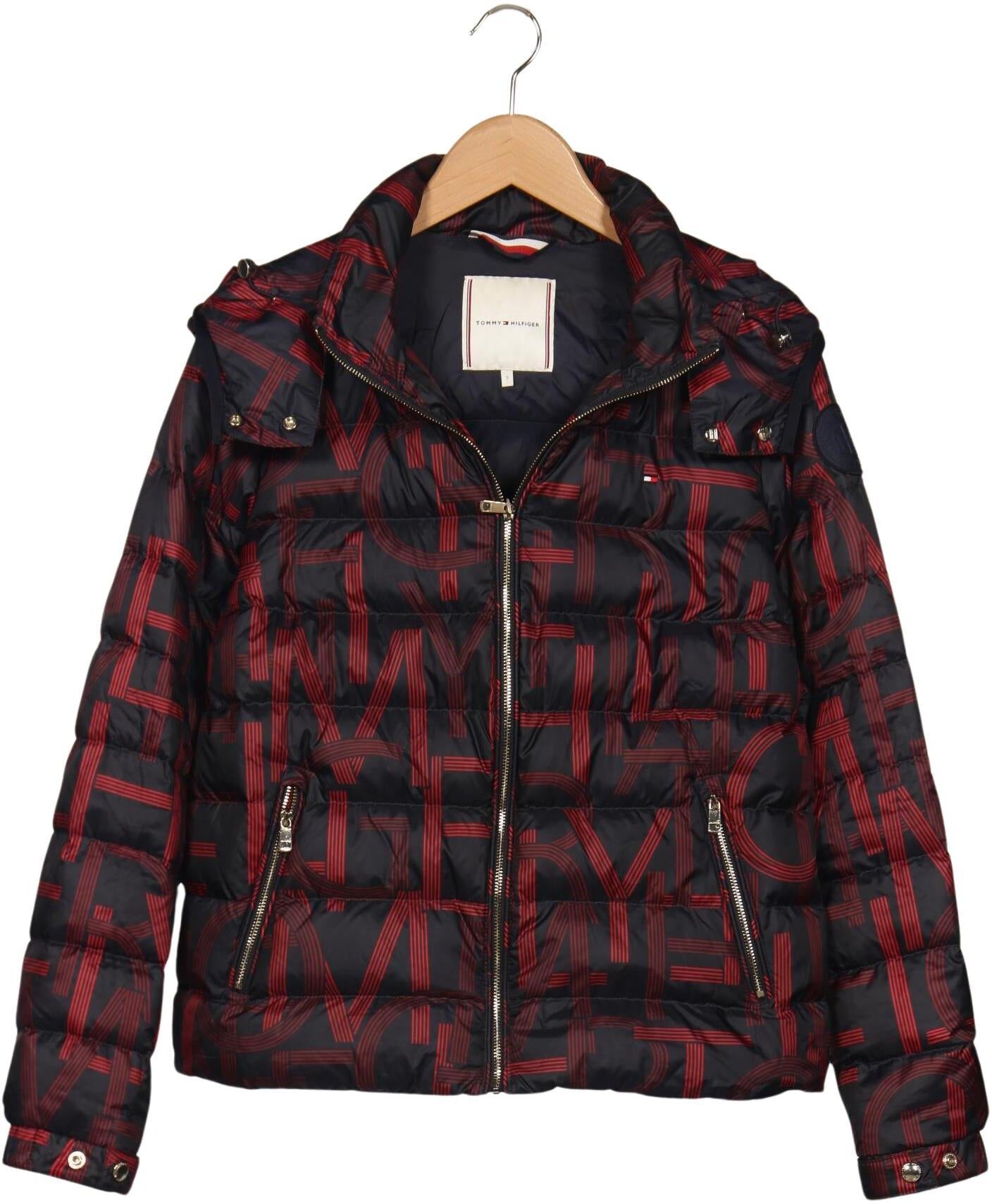 Tommy Hilfiger Damen Jacke, Mehrfarbig, Gr. S, Synthetik / Daunen / Tex / Membran - Second Hand