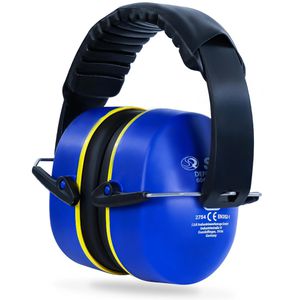 S&R Kapselgehörschutz Defender I, 604.100.812, für Erwachsene, faltbar, blau, SNR 31,3 dB