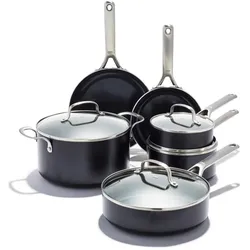 OXO Antihaft-Agility Series, 10-teiliges Set, Pfannenset + Topfset