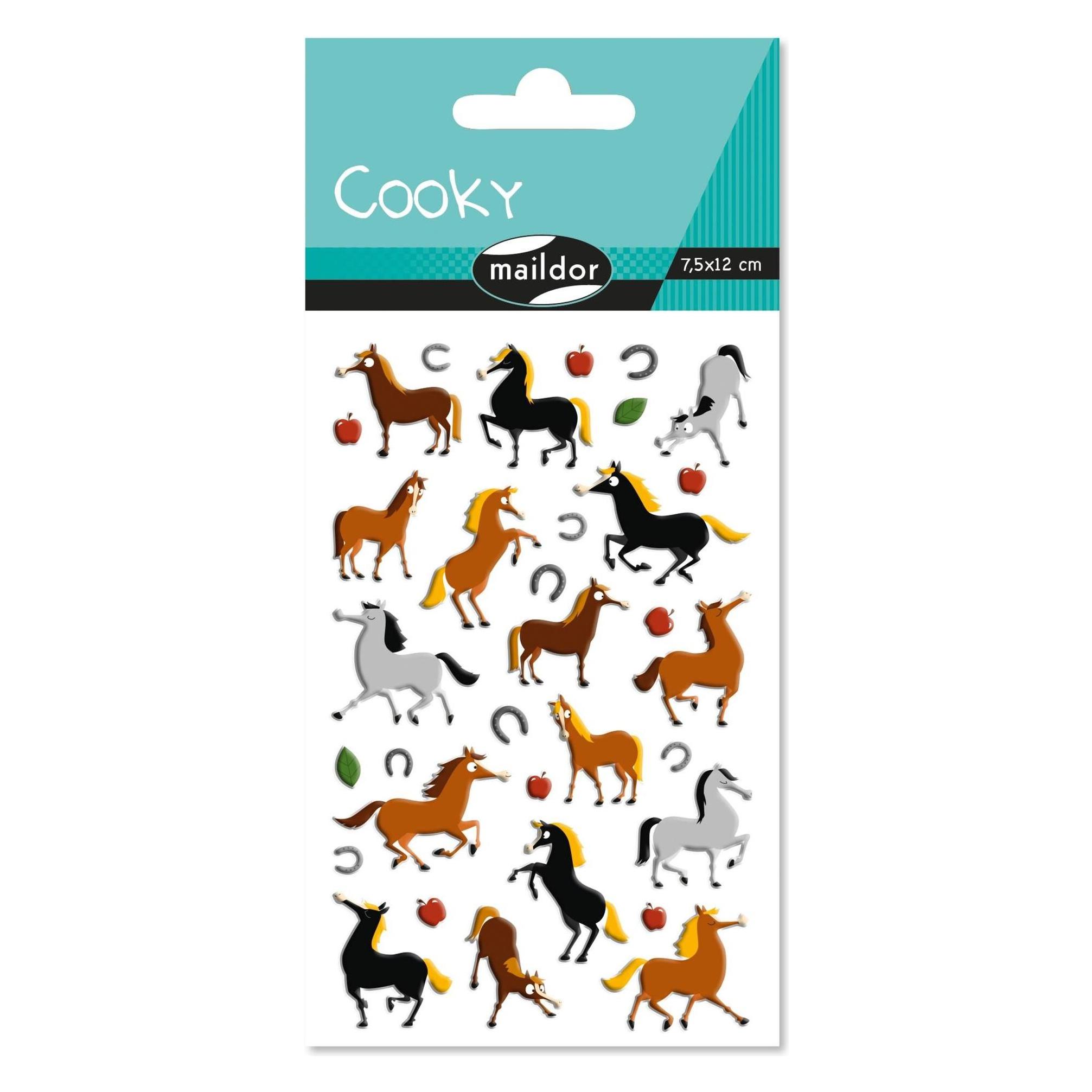 My Mandarine Motivsticker Cooky Pferde 1 Bogen (1 Sticker) (560353C)