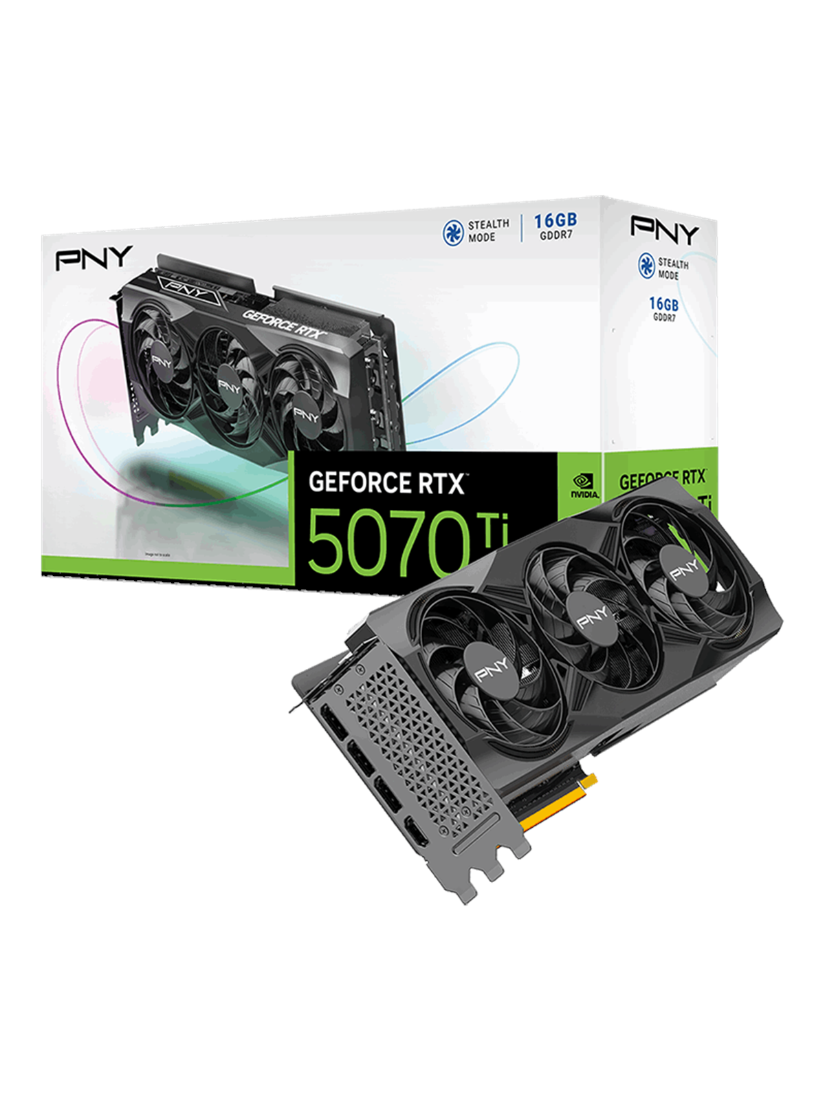 PNY GeForce RTX 5070 Ti Triple Fan - 16GB GDDR7 RAM - Grafikkarte