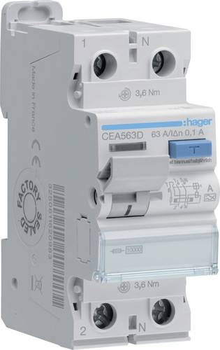 Hager CEA563D FI-Schutzschalter