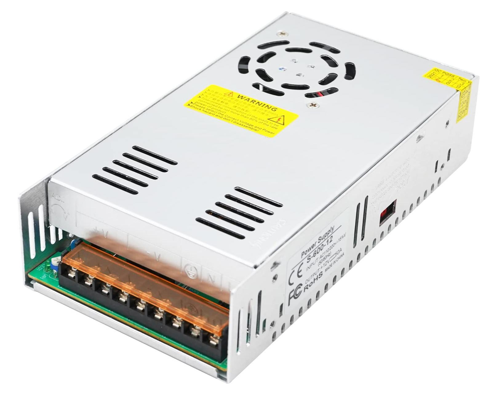 Dripio Universele Schakelende Voeding 12V 50A 600W Converter