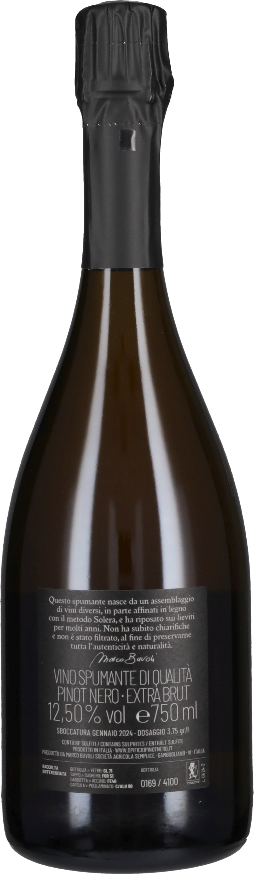 Ahead Spumante Metodo Classico Extra Brut 'Tre' Buvoli