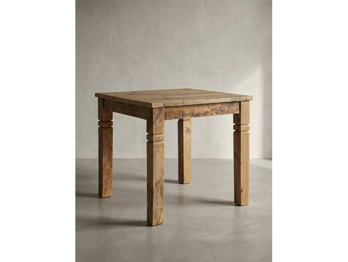 KADIMA DESIGN Esstisch Esszimmertisch, rustikaler Landhaus-Stil, Massivholz, 4 Pers