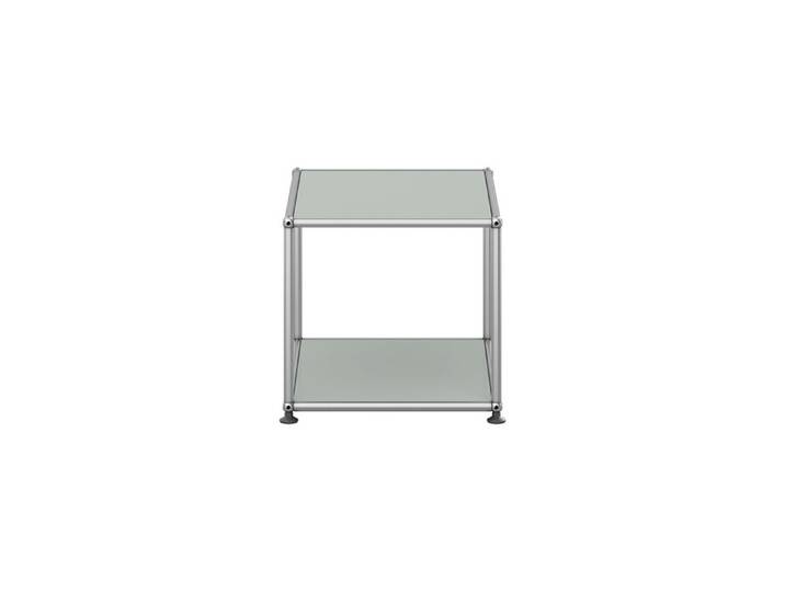 USM Haller Beistelltisch M21 lichtgrau offen T 418 cm 52.3x39x41.8