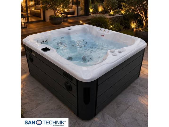 Whirlpool Capri, mit Abdeckung +Stiege, 210x160x90 cm