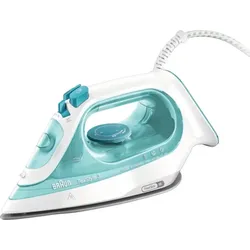 Braun Domestic Home SI 3041GR Bügeleisen/Dampfbügeleisen Weiss-Türkis
