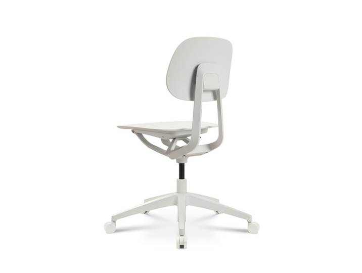 Bürodrehstuhl S2 Wagner weiß, Designer Sven von Boetticher, 68x84-96x68 cm
