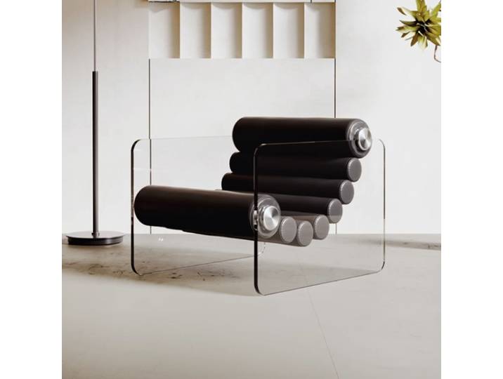 Chaises de balcon contemporaines, accoudoir de salon, Support arrière, Chaise longue italienne, Fauteuil de lecture, décoration de la maison