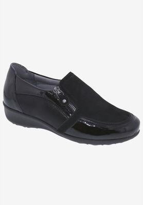 Women's Drew Padua Flats by Drew in Black Combo (Size 8 1/2 M)