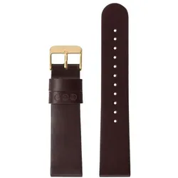 Komono Strap 20 (Edelstahl, Leder), Uhrenarmband, Gold