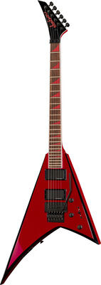 Jackson RRX24 Red wBlack Bevels Rouge avec biseaux noirs