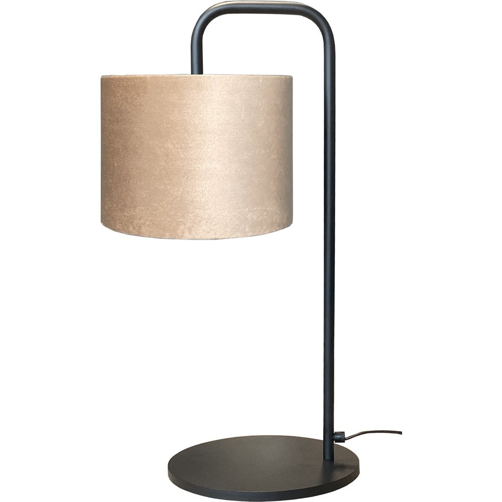 Masterlight Tafel Schemerlamp Venus met beige stoffen kap