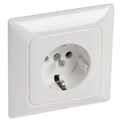 Legrand 776170 Steckdose (SL) 1-fach volle Platte Creo ultraweiß