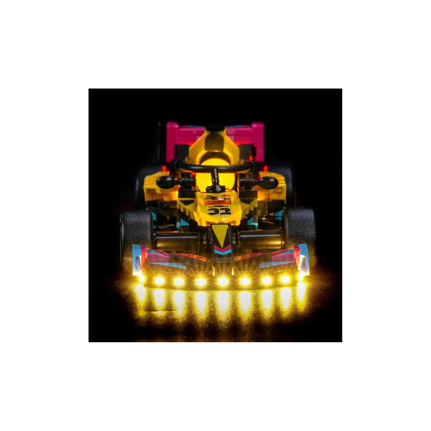 BrickBling LED Beleuchtungs-Set für LEGO 77258 F1 ACADEMY LEGO Rennwagen (GC1361)