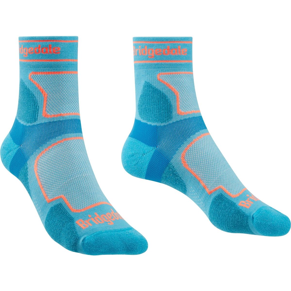 Bridgedale Trail Run Ultralight T2 Coolmax Sport ¾ Crew blue (436) S 710206-436-S